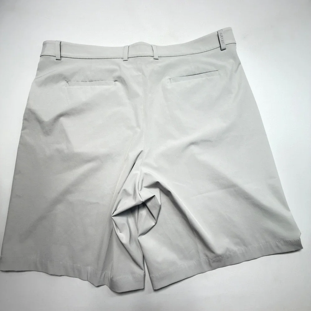 G/FORE Golf Shorts Mens 40 Gray Stretch Performance Flat‎ Front 9